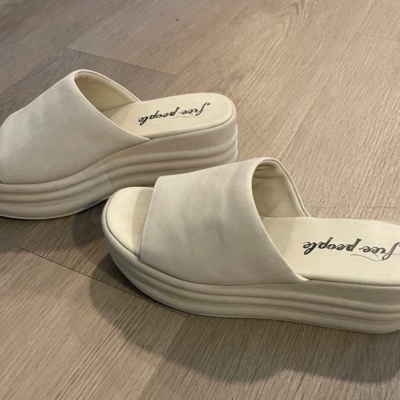 Free People Harbor Platform Slide Mules - Picture 5 of 9